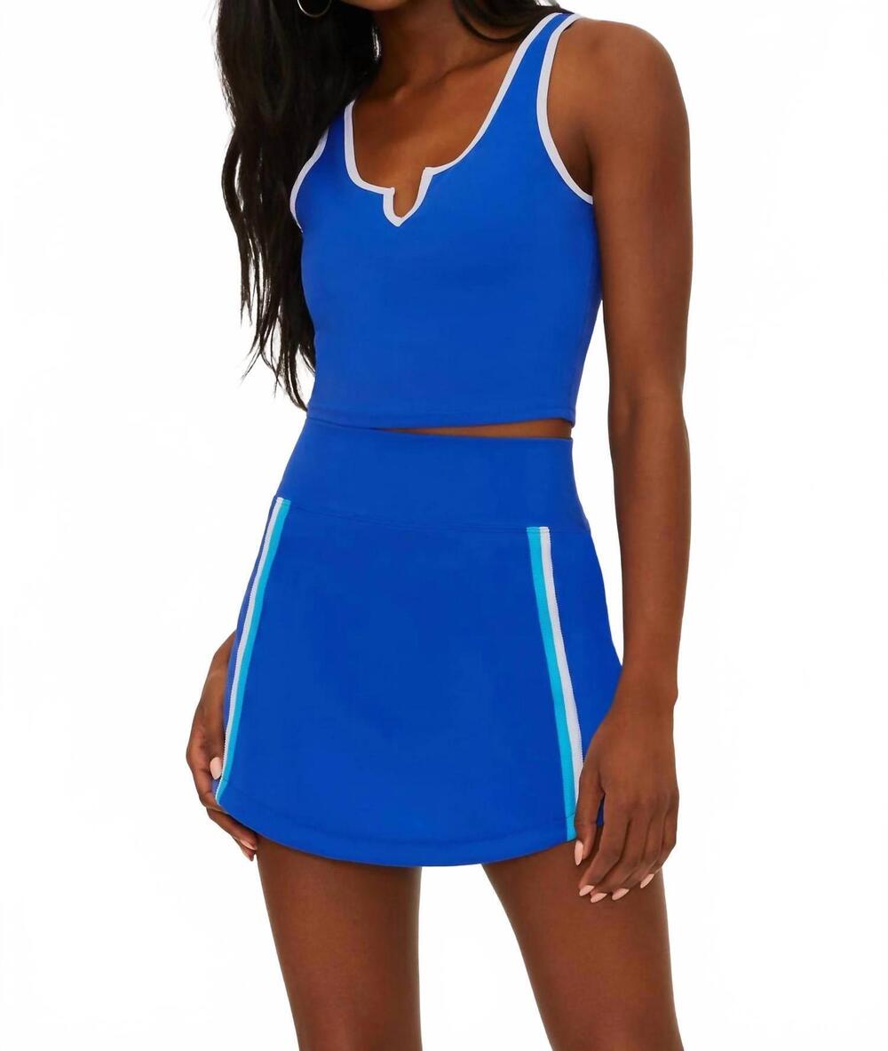 NEW BEACH RIOT women's josie top in riviera azure